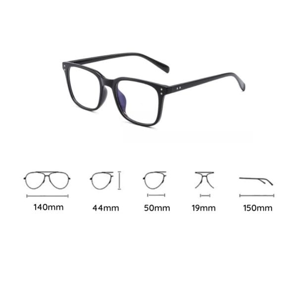 Montura rectangular clásica, gafas online colombia