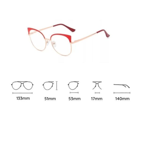 Montura de gafas cateye, gafas online colombia