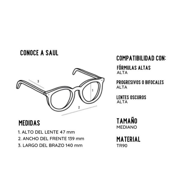 Montura rectangular clásica gafas online Colombia